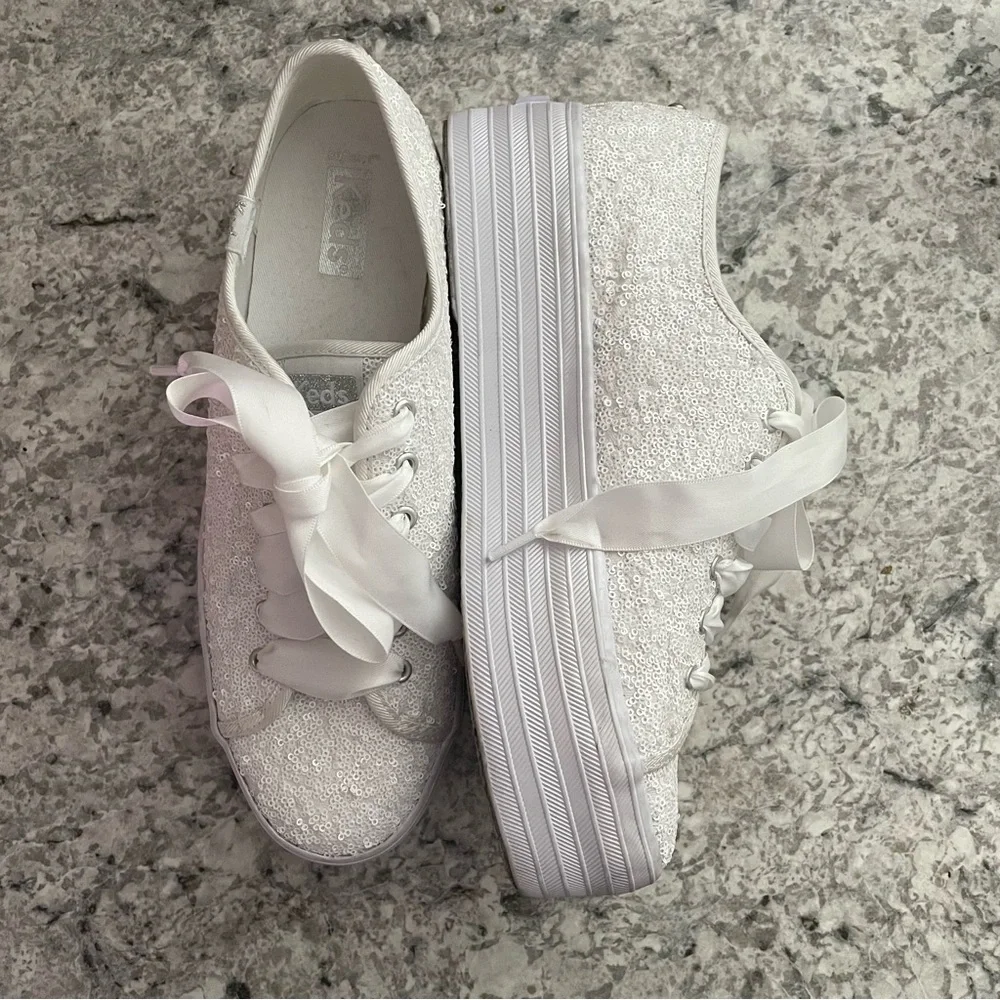 Sparkly platform Keds sneakers - Picture 1 of 4